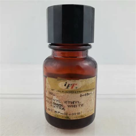 Vintage Iff Brand Phenyl Ethyl Alcohol White Extra Perfume Diy 1976 19