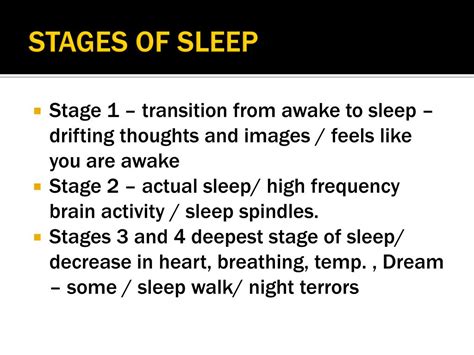 Ppt Sleep And Dreams Powerpoint Presentation Free Download Id2108582