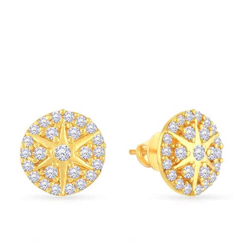 Malabar gold and diamonds is a bis certified indian jewellery group headquartered in kozhikode, kerala, india. Malabar Gold and Diamonds 22KT Yellow Gold Stud Earrings ...