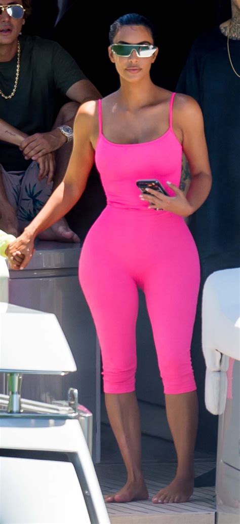 Kim Kardashian Pink Dress