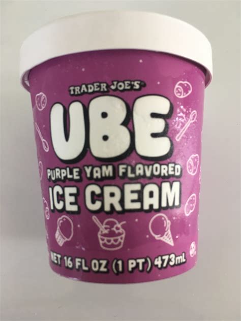 Trader Joe S Ube Ice Cream Purple Yam Flavored Trader Joe S Reviews