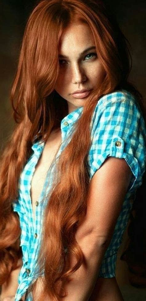 Red Hair Freckles And Blue Eyes Stunning Red Hair Woman