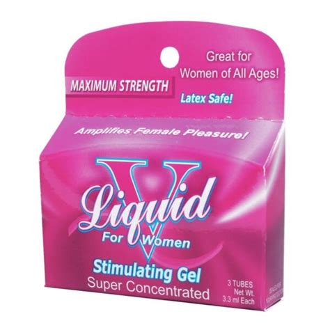 3 Liquid V Virgin Female Stimulating Lube Clitoral Enhancement Sex Gel