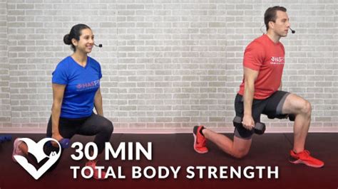 30 Minute Total Body Strength Workout At Home Hasfit Free Full
