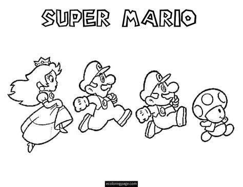 Mario Bros 112611 Video Games Free Printable Coloring Pages