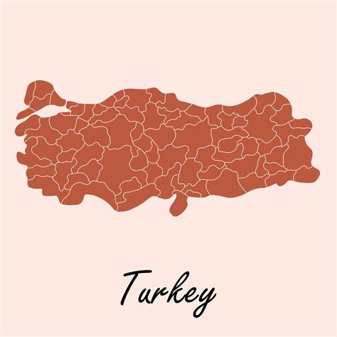 Doodle Freehand Drawing Of Turkey Map 9367805 Vector Art At Vecteezy
