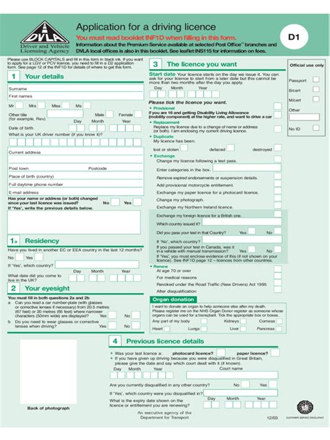 The site owner hides the web page description. Driving Licence Application Form - 23 Free Templates in ...
