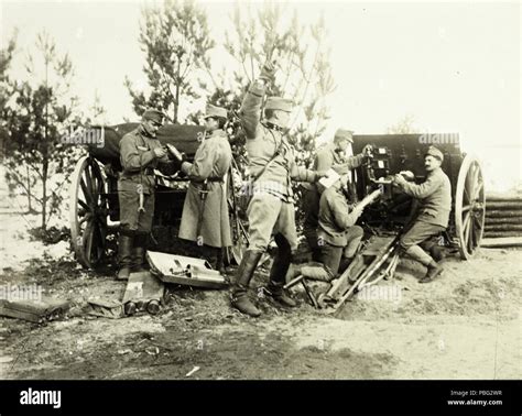 1548 Soldier First World War Cannon Ordnance Artillery Fortepan