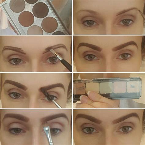 Info on how do you make eyeshadow. Mini Step-by-Step Eyebrow tutorial. How to define/reshape your brows at home. #graftobianHDbrow ...