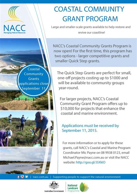 Coastal Community Grants Program Nacc Northern Agricultural