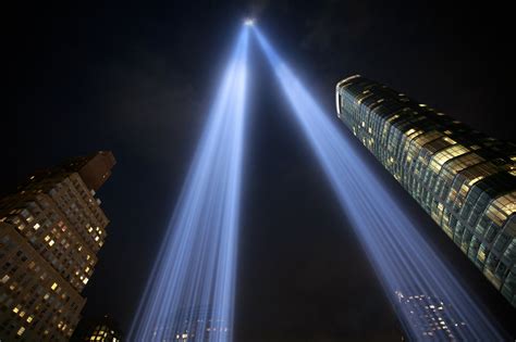 9 11 light tribute to take different shape the new york times