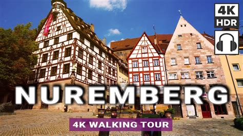 Nuremberg NÜrnberg Germany 🇩🇪 Walking Tour Medieval City 4k60fps