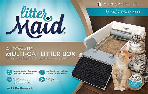 Littermaid Automatic Multi Cat Self Cleaning Cat Litter Box