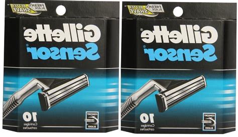 Gillette Sensor Razor Blades 20 Cartridges