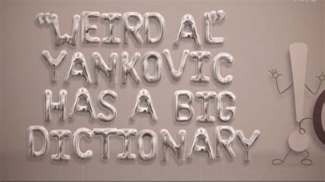Weird Al Flips The Script On Blurred Lines Teaches Grammar In Word