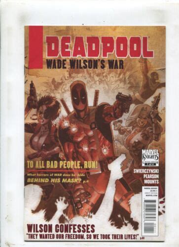 Deadpool Wade Wilsons War 1 To All Bad People Run 92 2010