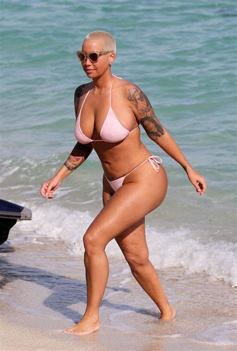 amber rose jet skis in a bikini—leaving little to the imagination