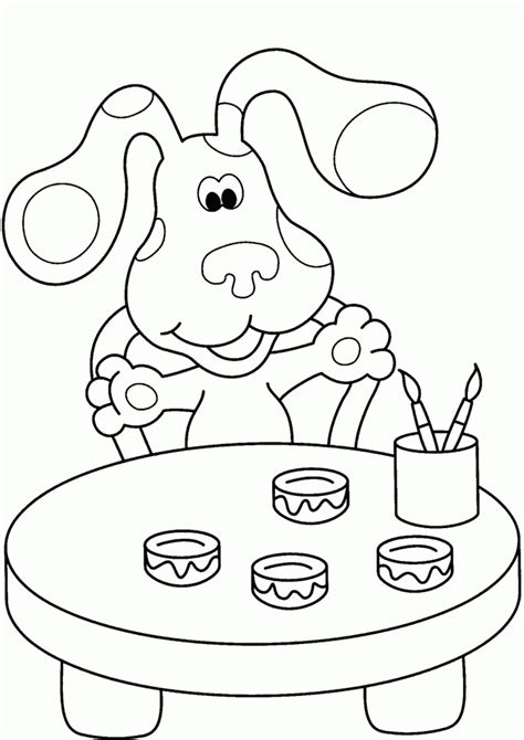 Printable Blues Clues Coloring Page Coloring Home Porn Sex Picture