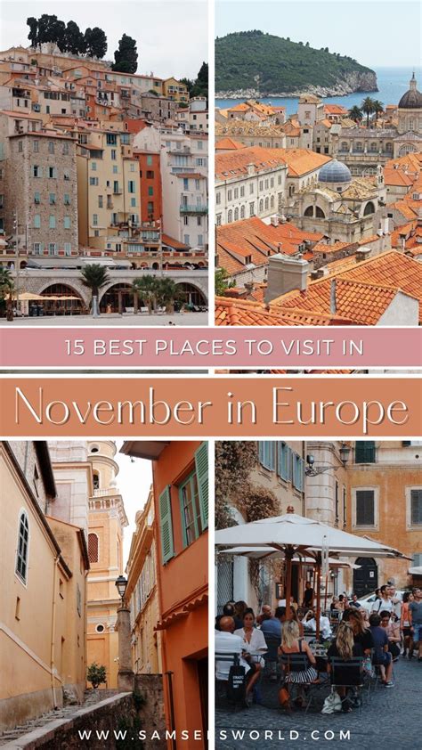 The Best Places To Visit In November In Europe Including An Orange