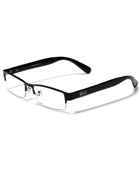 Rectangular Half Frame Reading Glasses Fashion Designer Eyeglasses