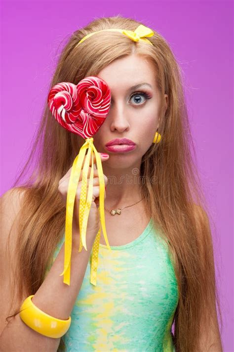Vivid Candy Girl Stock Photo Image Of Pretty Looking 38753230
