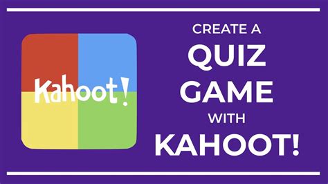 Create A Quiz Game With Kahoot Youtube