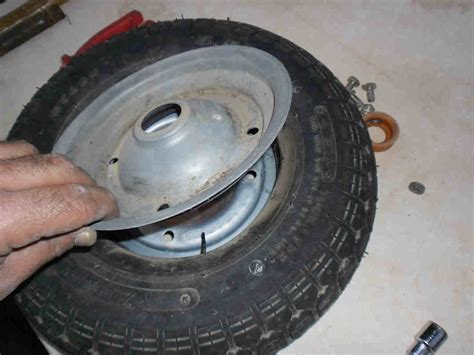 Wheelbarrow Tire Repair Flat Wheelbarrow Tire Fixing