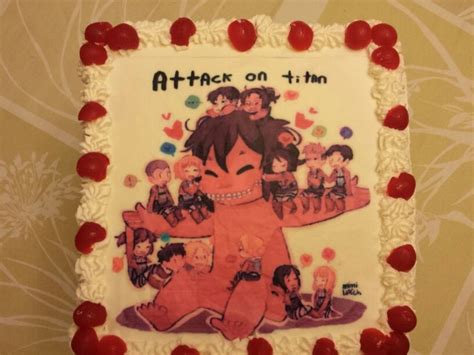 Abandon all fear and experience the attack on titan world for yourself in a brand new titanic action game! Attack on Titan Birthday Cake | Sweet 16 birthday cake ...