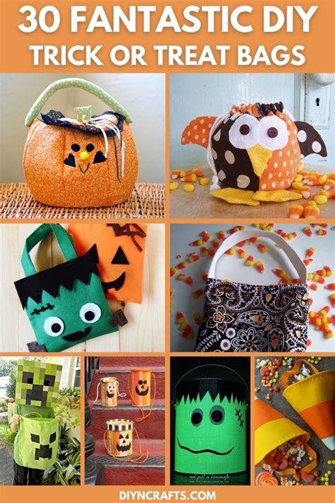 30 Diy Trick Or Treat Bags You Can Make Easily For Halloween