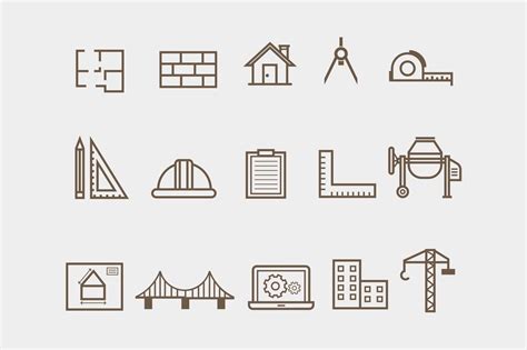 30 Architecture Icons By Creativevip On Envato Elements Architecture