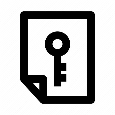 Encrypted Encryption File Key Icon Download On Iconfinder