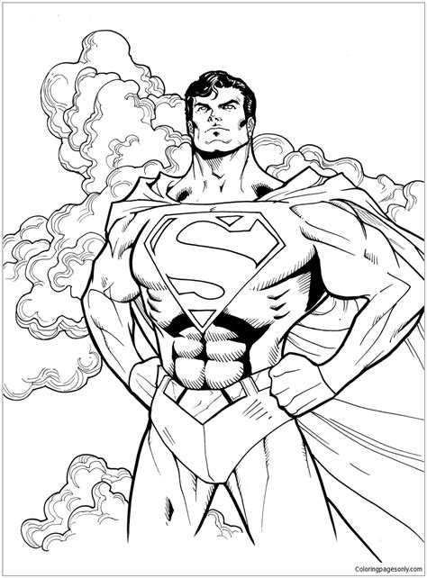 Select one of 1000 printable coloring pages of the category for boys. Superman 3 Coloring Pages - Superhero Coloring Pages ...