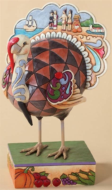 Jim Shore 4027802 Time To Gobble Figurine Turkey Collectible
