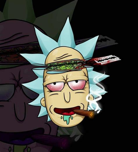 Stoner Wallpaper Stoned Rick And Morty High A Collection Of The Top 50
