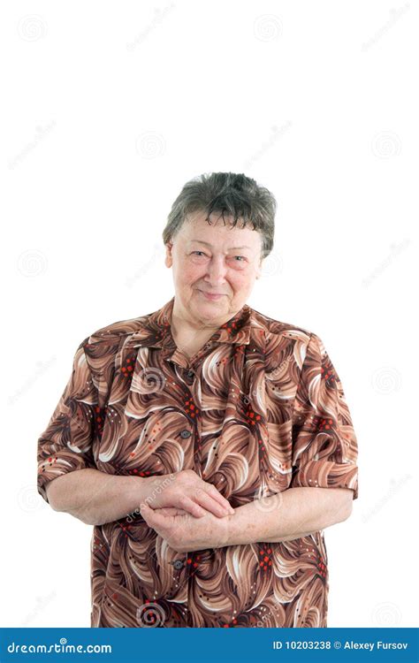 Photo Of An Old Woman Holding Her Hands Together Stock Photo Image Of