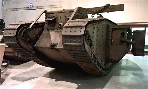 World War One British Mark Iv Male Tank In Brussels Royal Military