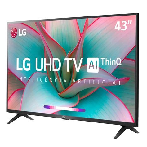 Smart TV 4K 43 LG LED UHD 43UN7300PSC HDR 3 HDMI 2 USB Schumann