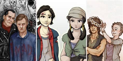 25 Wild Fan Redesigns Of Unexpected The Walking Dead Couples