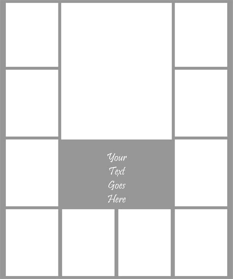 Free Photo Collage Template Printable ~ Addictionary