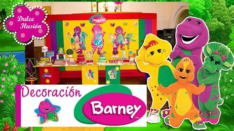 Barney Decoración Temática Decoración Fiestas Infantiles Detalles Y