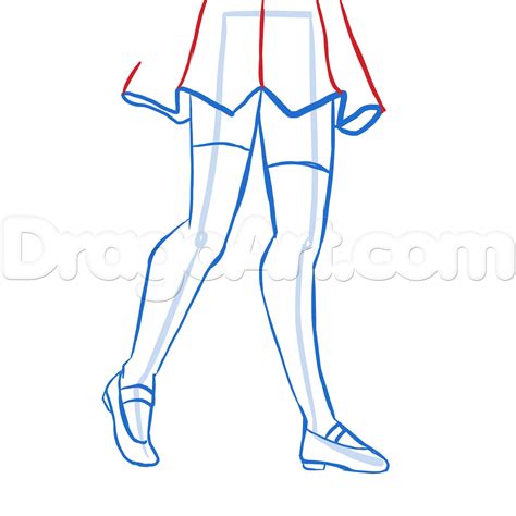 Draw Anime Legs Step By Step Drawing Sheets Added By Puzzlepieces