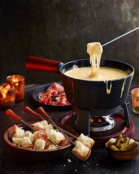 The Ultimate Swiss Cheese Fondue Recipe Delicious Magazine