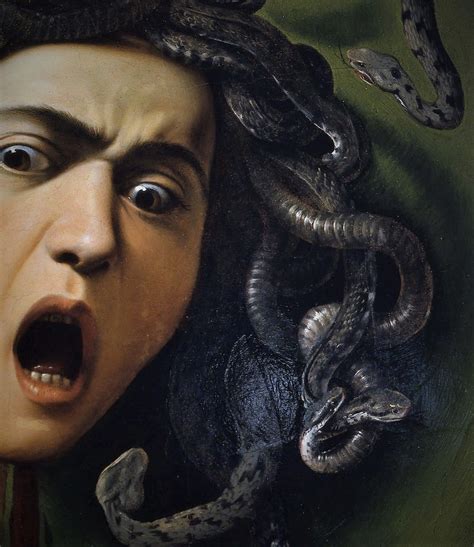 Caravaggio S Medusa Via Time Whirl On Tumblr Caravaggio Paintings Dragons Tattoo Snake