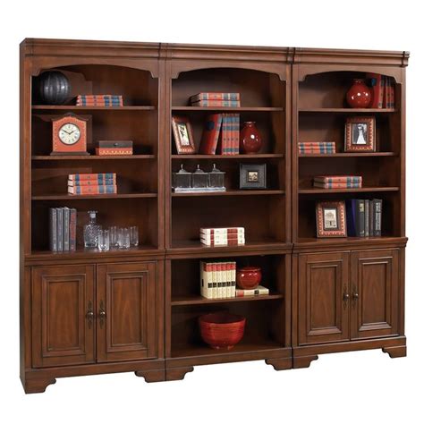 National business furniture pay & benefits reviews review this company. 18 Shelf Bookcase Wall with Doors - 96"W | National ...