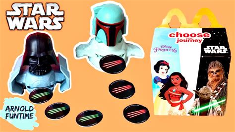 mcdonalds star wars happy meal toys april 2021 youtube