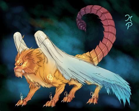 The Manticore By Maniacpaint On Deviantart