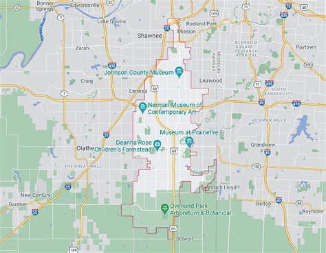 Overland Park Kansas City Map