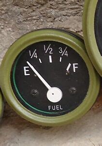 Willys Mb Jeep Ford Gpw Cj Fuel Gauge For Sender Ohms Empty