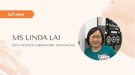 Staffofsota Lets Meet Ms Linda Lai