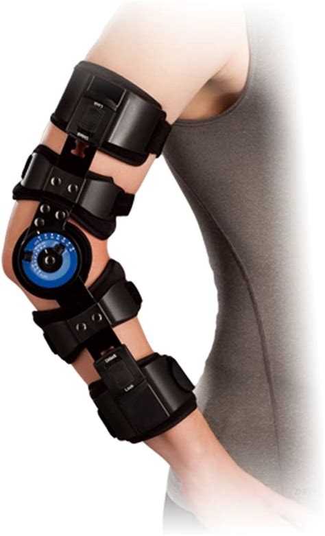 Orthomen Rom Hinged Elbow Brace Support Post Op Injury